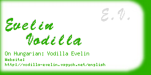 evelin vodilla business card